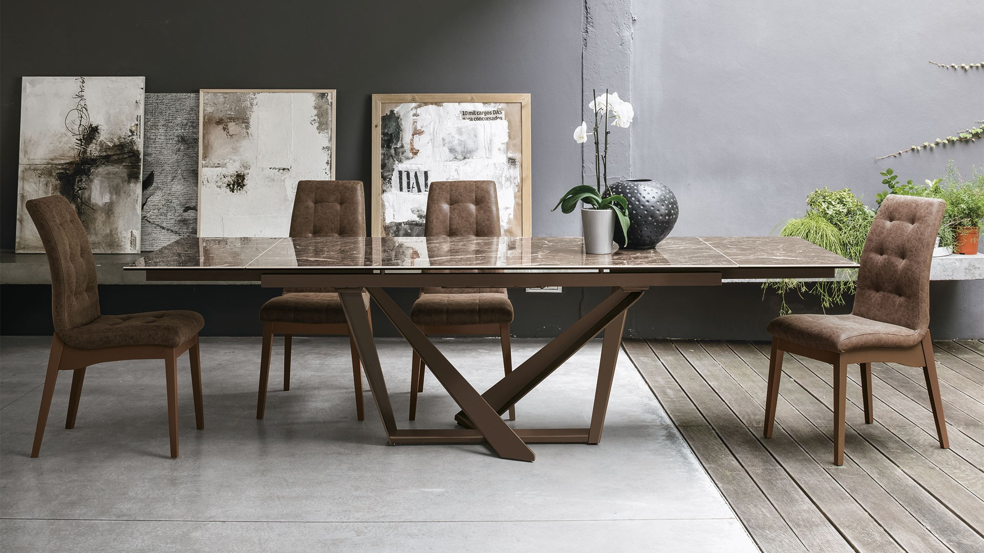 Table de repas extensible PRIAMO | Une salle à manger haut de gamme ...