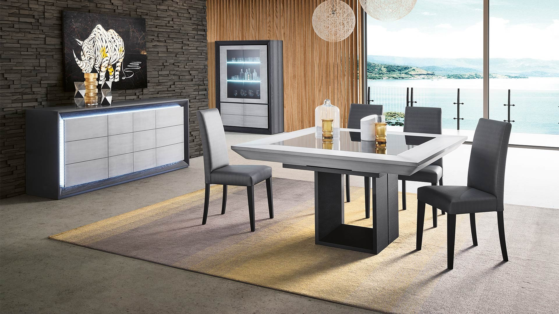 Table de repas extensible SILVER | Une salle à manger haut de gamme