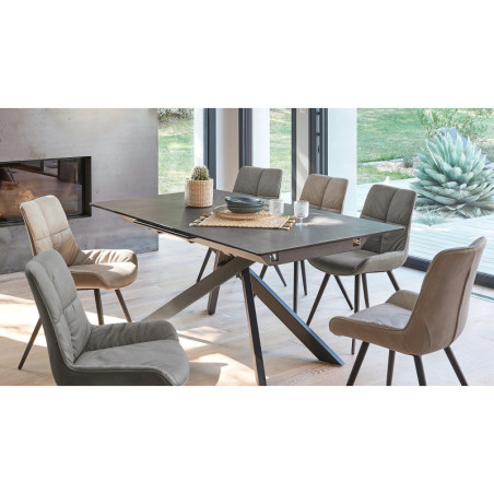 Table de repas extensible VIOLETTE