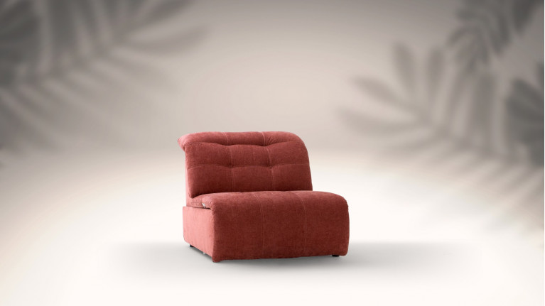 Chauffeuse SAFRAN - Composez votre salon à vos dimensions avec des modules chauffeuse d'une largeur de 90 cm.