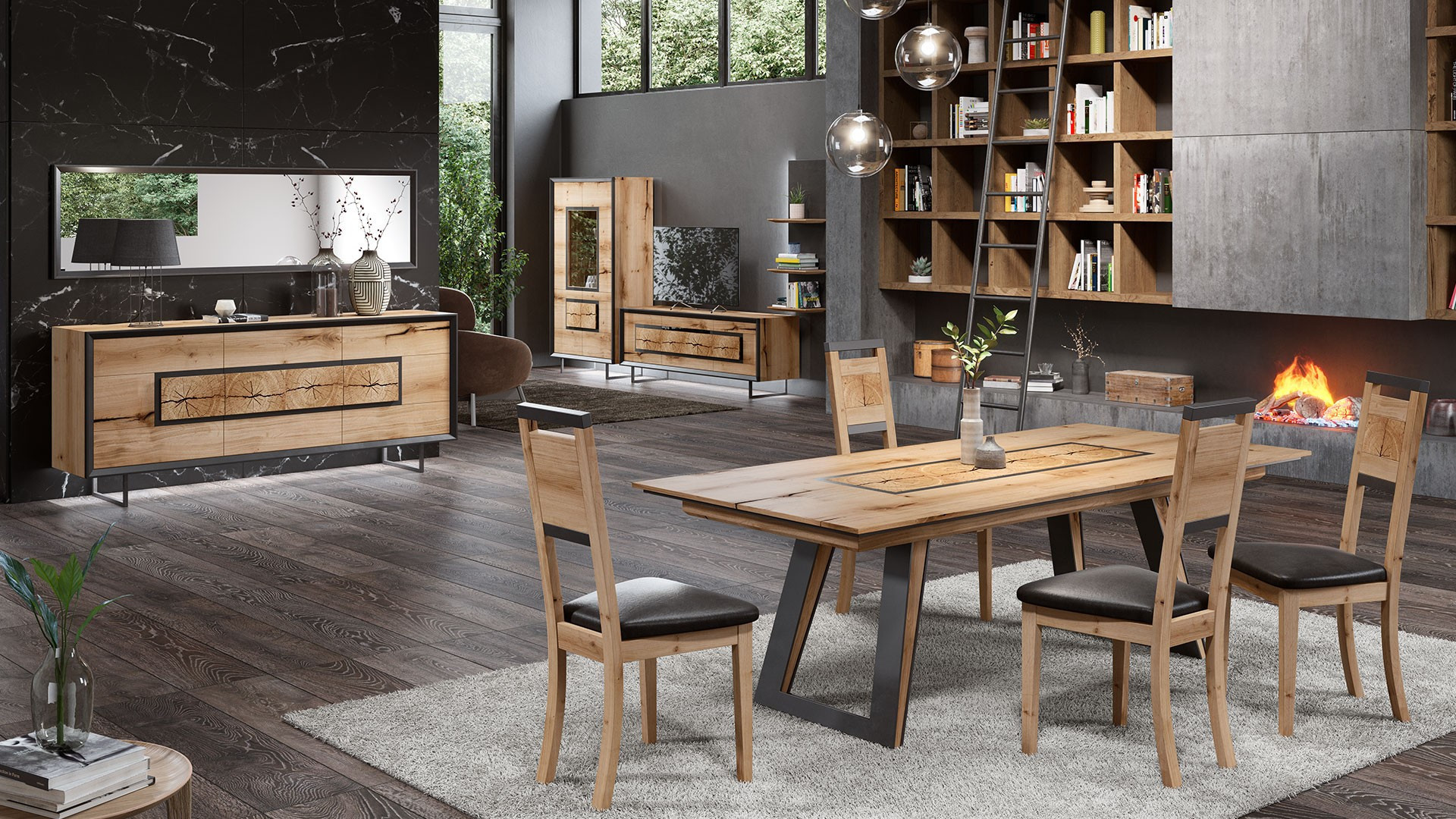 Table de repas extensible CHALET