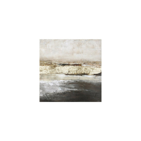 Tableau STRAT - Tableau paysage graphique carré. Peint sur toile de très haute qualité, véritable oeuvre d'art.