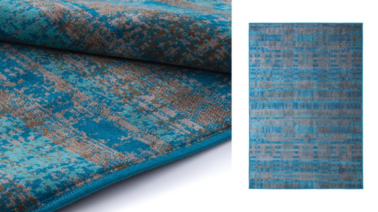Tapis Bleu AURA