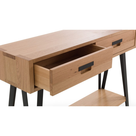 Console 2 tiroirs FABRIQUE