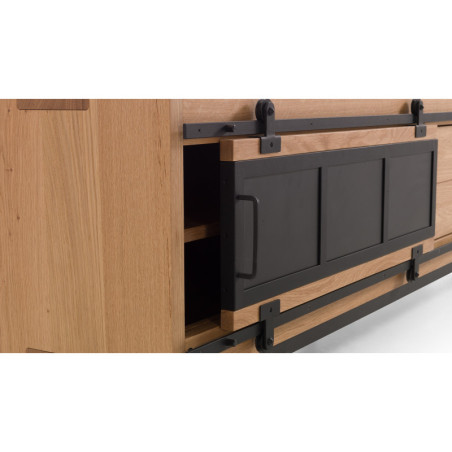 Meuble TV 2 portes FABRIQUE