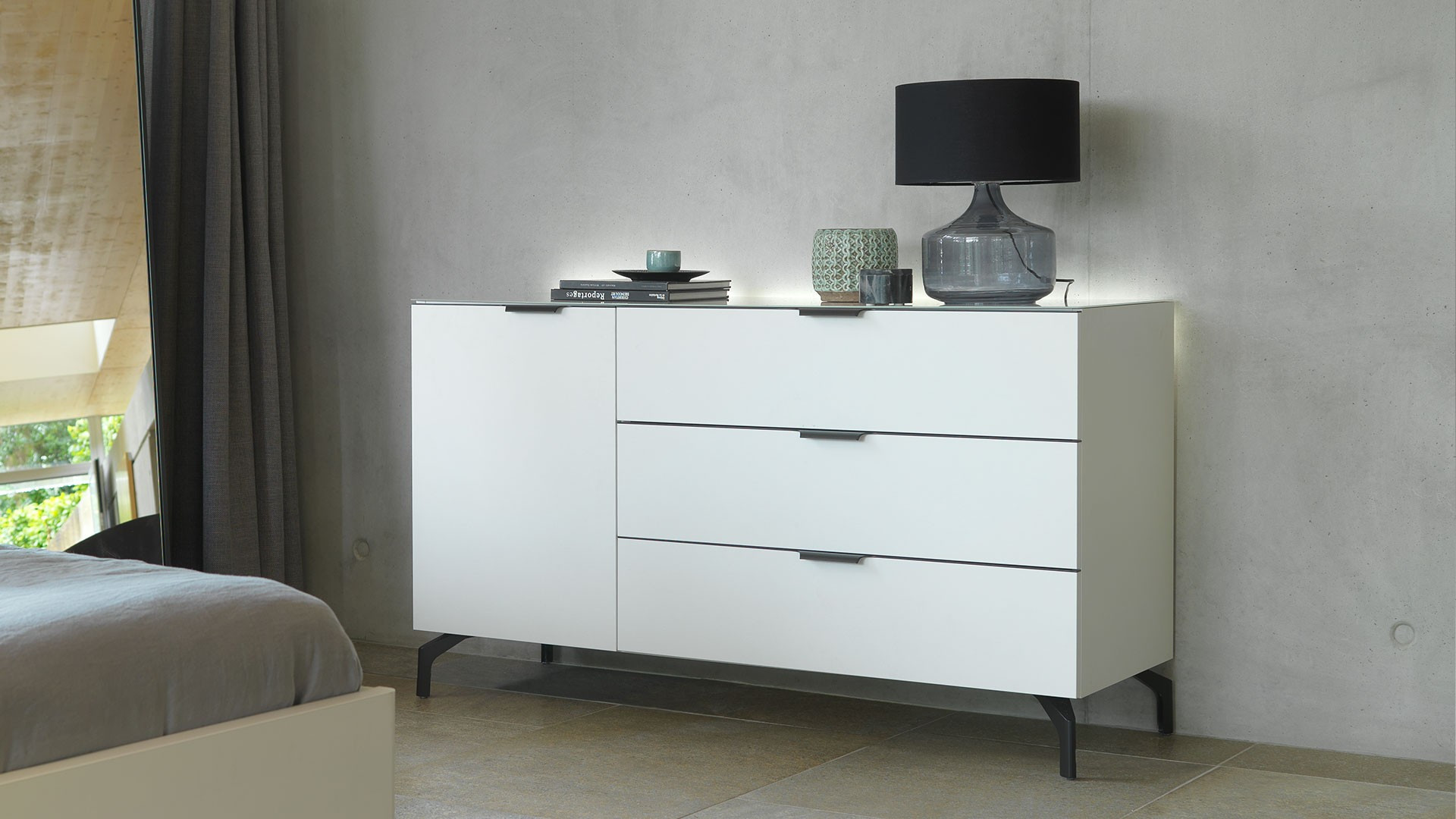 Meuble combiné PERLA | Commode chambre