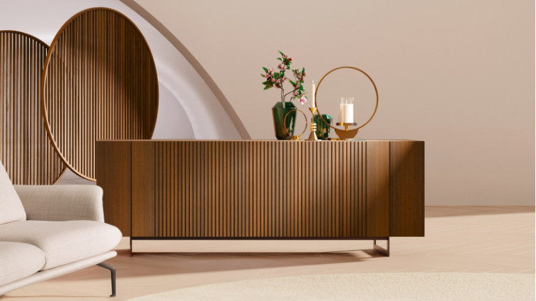 Buffet salon & bahut design - Personnalisable en bois, laque