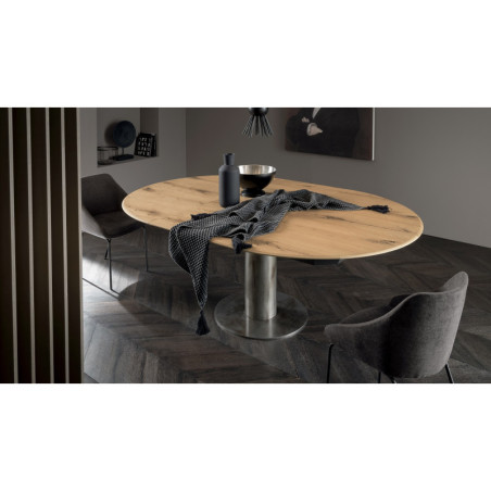 Table de repas ronde extensible ORBY