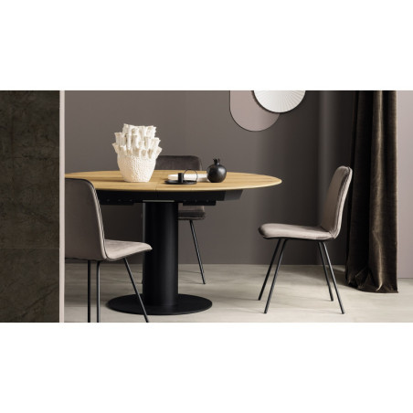 Table de repas ronde extensible ORBY