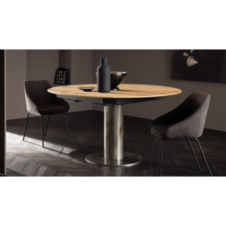 Table de repas ronde extensible ORBY