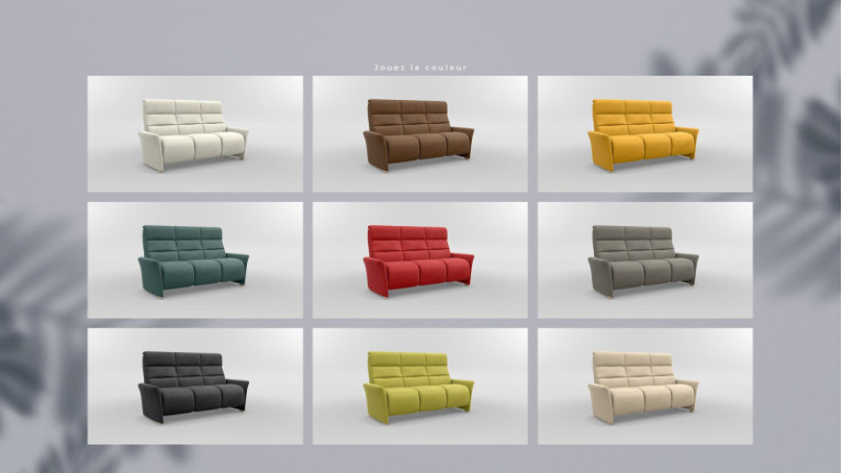 Canapé CYRUS multi couleurs