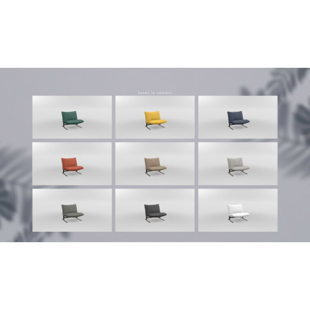 Fauteuil ALADIN multi couleurs