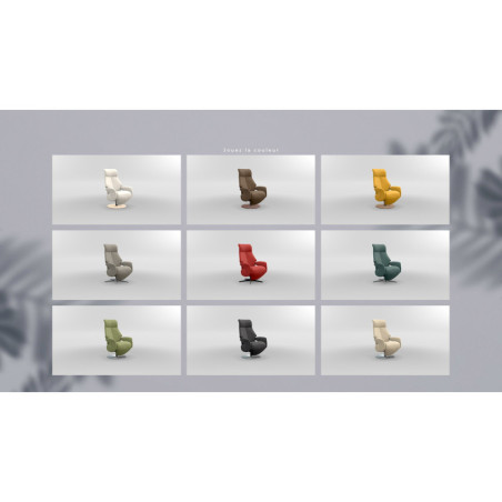 Fauteuil CARLA multi couleurs