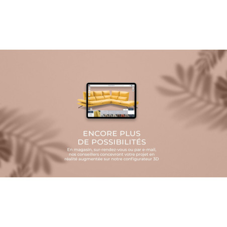 Canapé d'angle modulable RIVIERA