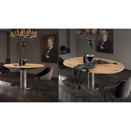 Table de repas ronde extensible ORBY