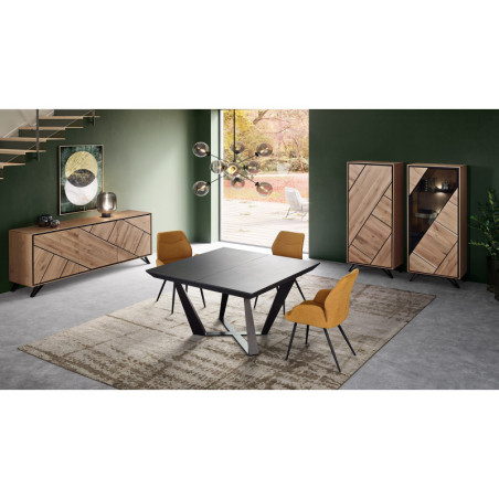 Table de repas extensible carrée DIAGO