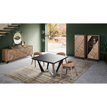 Table de repas extensible carrée DIAGO