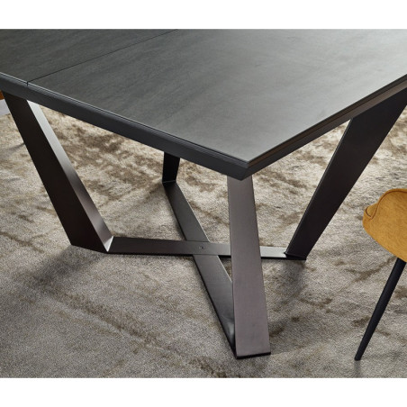 Table de repas extensible carrée DIAGO