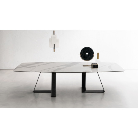 Table de repas rectangulaire DOUBLE