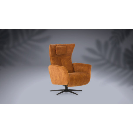 Fauteuil relaxation manuelle OSLO - Design Scandinave au service de votre bien-être. Têtière ajustable et repose pieds intégré