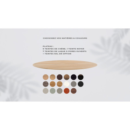Table de repas ronde extensible ORBY