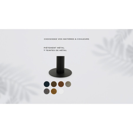 Table de repas ronde extensible ORBY