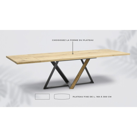 Table de repas extensible WIEN