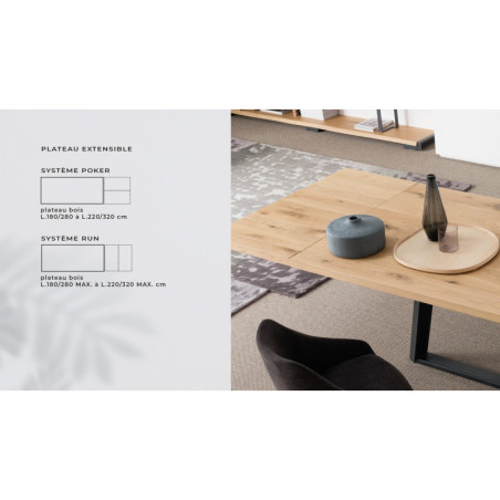 Table de repas extensible WIEN