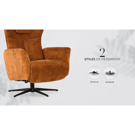 Fauteuil relaxation manuelle OSLO