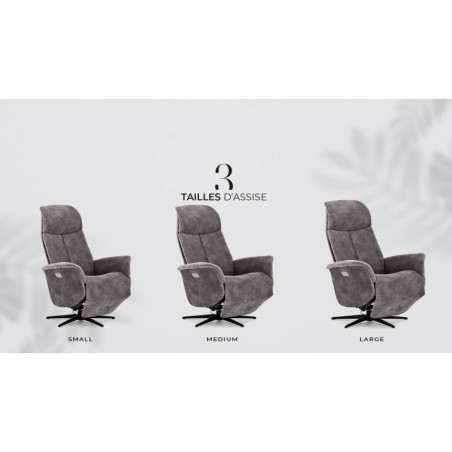 Fauteuil relaxation électrique TOBIAS