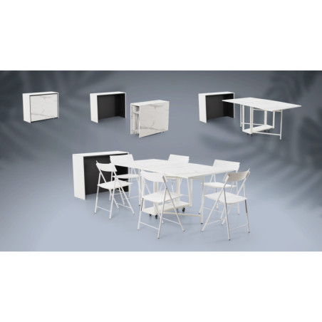 Console avec table pliante ARCHIMEDE