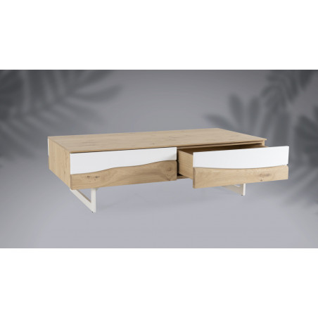 Table basse 2 tiroirs RACINE