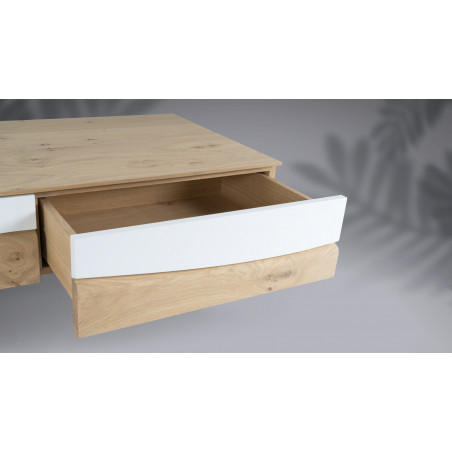 Table basse 2 tiroirs RACINE