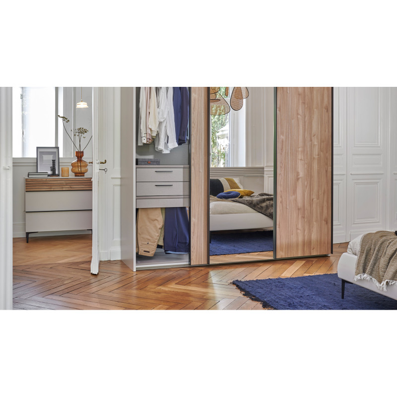 Armoire 2 portes coulissantes MULTY Meubles CELIO