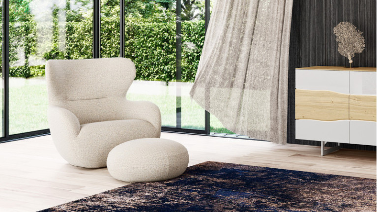 Fauteuil pivotant COSY  Mêlez confort et design dans votre salon