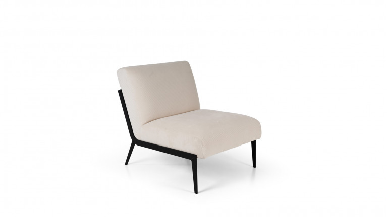 Fauteuil design en tissu BELLINA