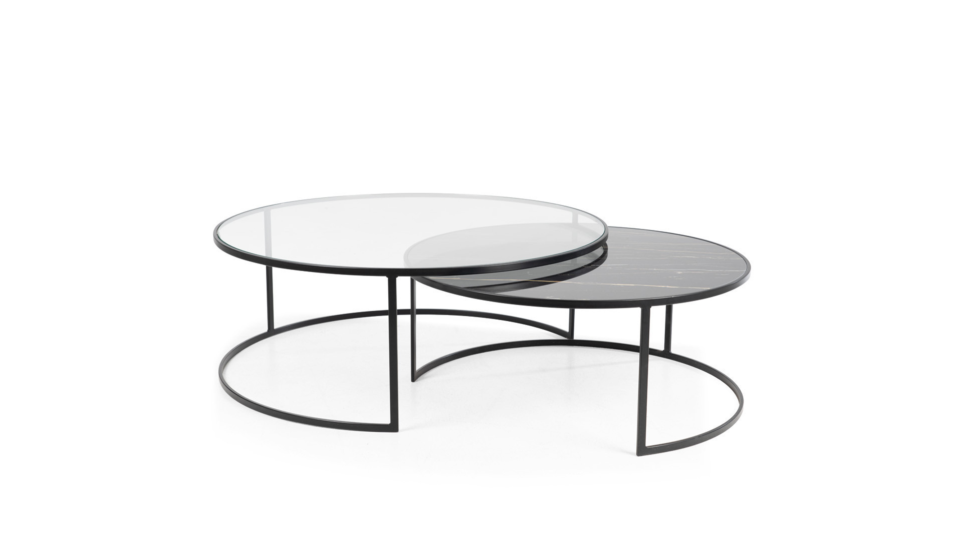 Tables basses gigognes PRATO Gain de place