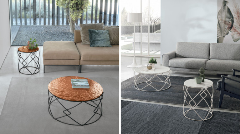 Bout de canapé DRUM | Forme tribale et design contemporain
