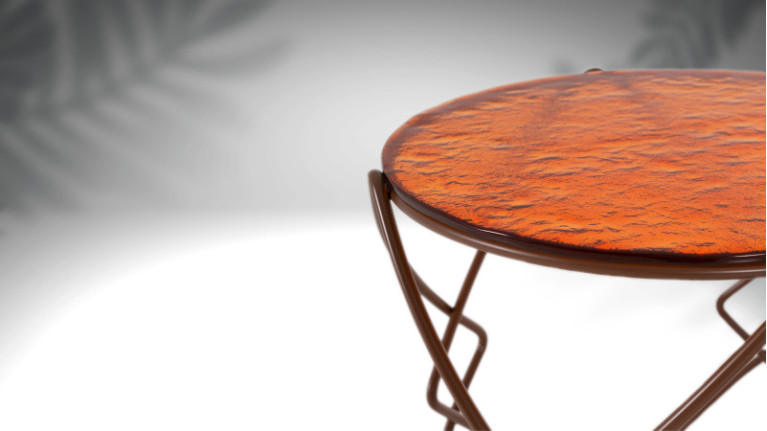 Bout de canapé DRUM | Forme tribale et design contemporain