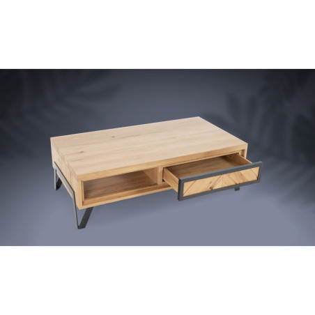 Table basse 1 tiroir RELIEF