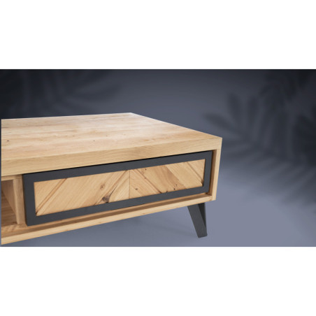 Table basse 1 tiroir RELIEF