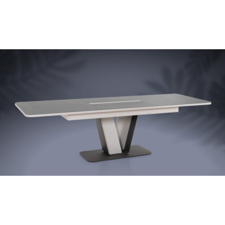 Table repas extensible COTTAGE bois et céramique