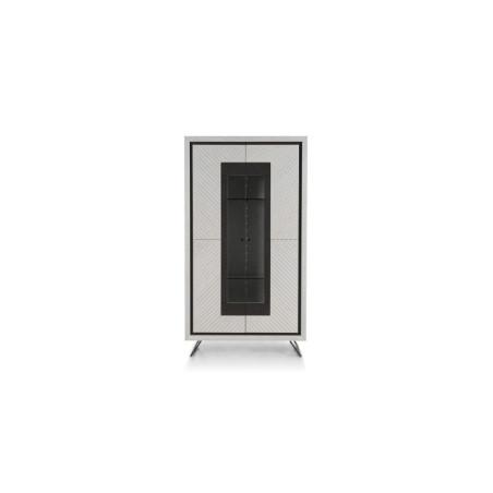 Vitrine en chêne blanc et verre CANNES