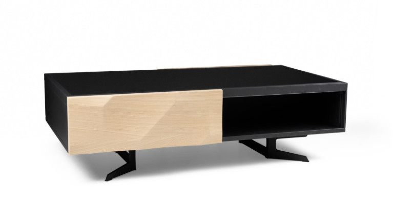 Table basse en bois et laque MONTECARLO
