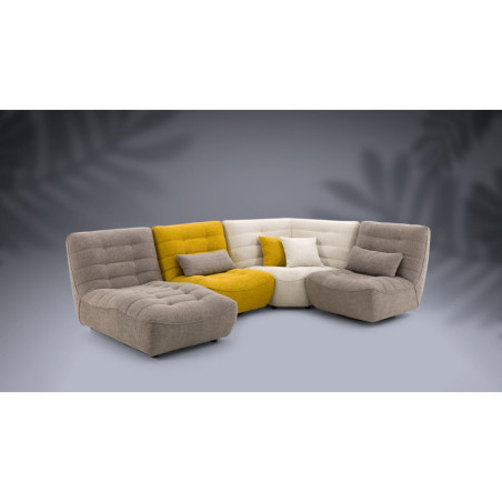 Canapé d'angle modulable RIVIERA