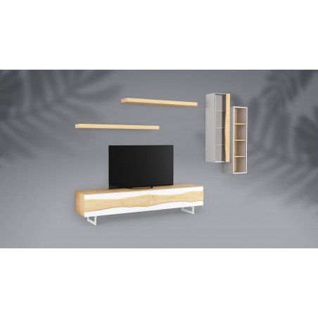 Meuble TV 2 portes RACINE