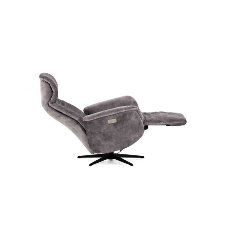 Fauteuil relax électrique TOBIAS - 3 tailles d'assises disponibles, version manuelle ou électrique 2 moteurs. Revêtement au choi