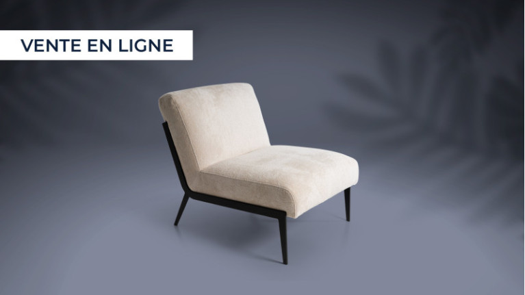 Fauteuil tissu matiéré...