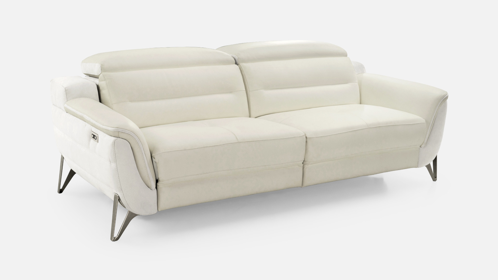 Canapé relaxation électrique 3 places cuir ZENITH | Un relax design