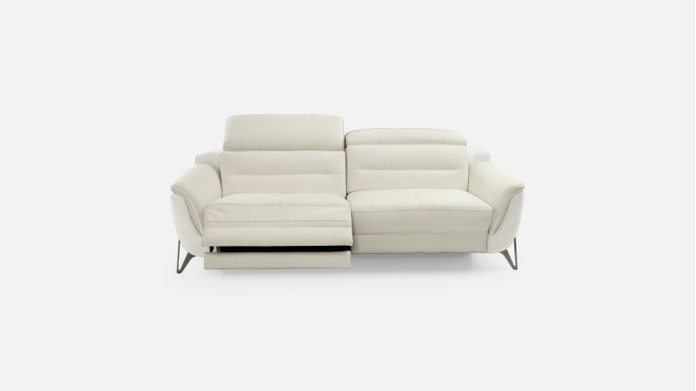 Canapé relaxation électrique 3 places cuir ZENITH | Un relax design